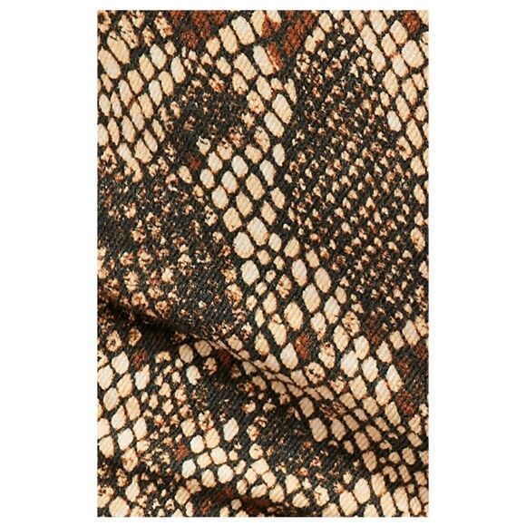 Free People Two Faced Snakeskin Raw Hem Pants Women's Size 28 We The Fre… - Picture 3 of 8